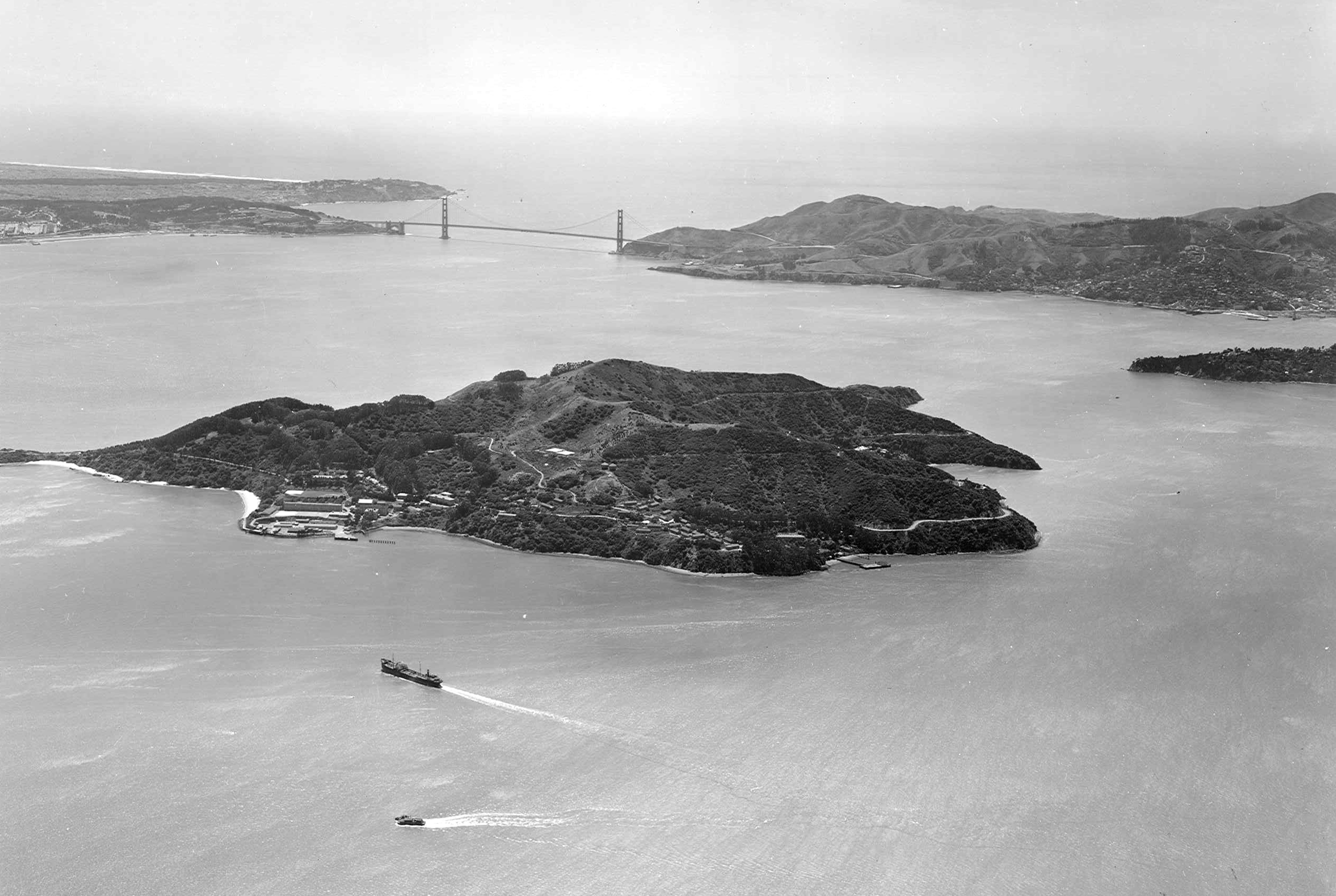 Aerial View - Angel Island