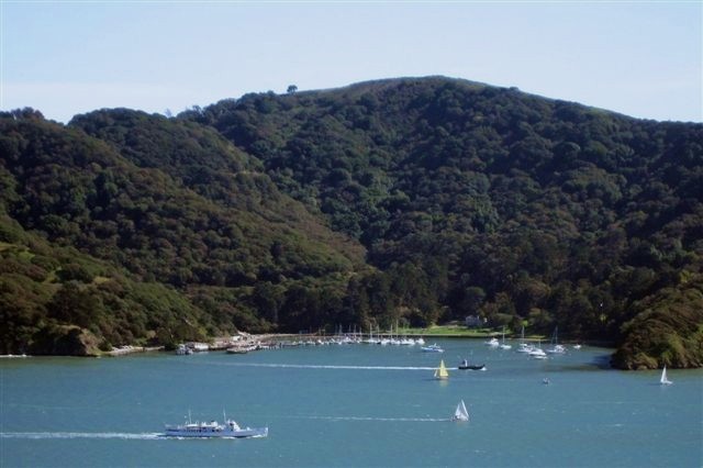 Aerial of Ayala Cove