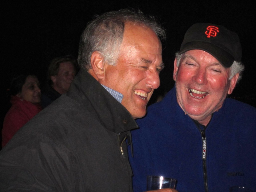 Tom Chiurco and Pat Duggan having a laugh.