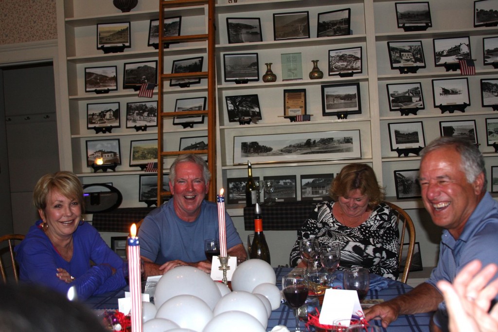 Pat and Peggy Duggan enjoying the evening.