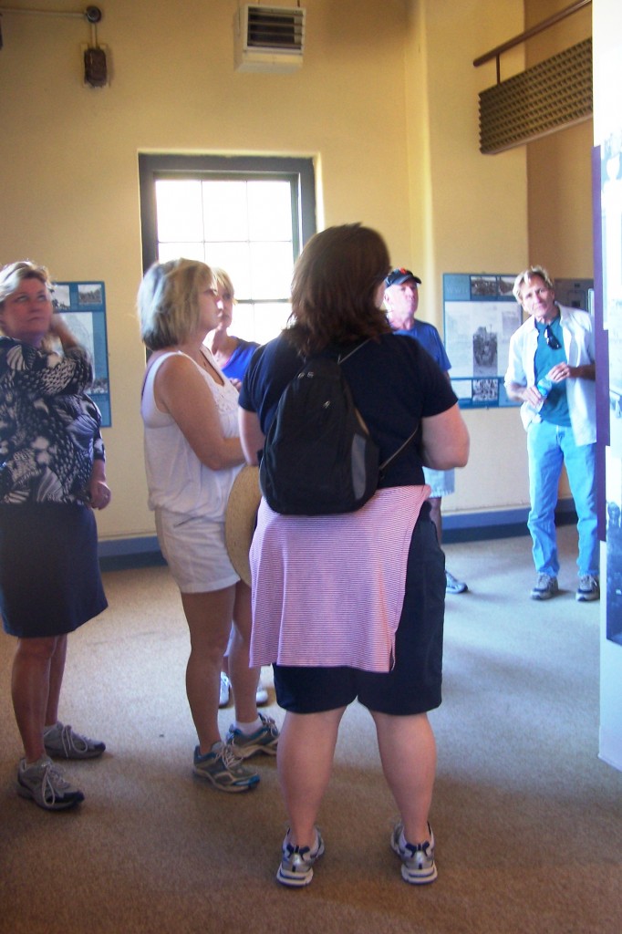 Touring the Guardhouse Museum at Ft. McDowell with AIC Board Secretary and Docent, Linda Moore.