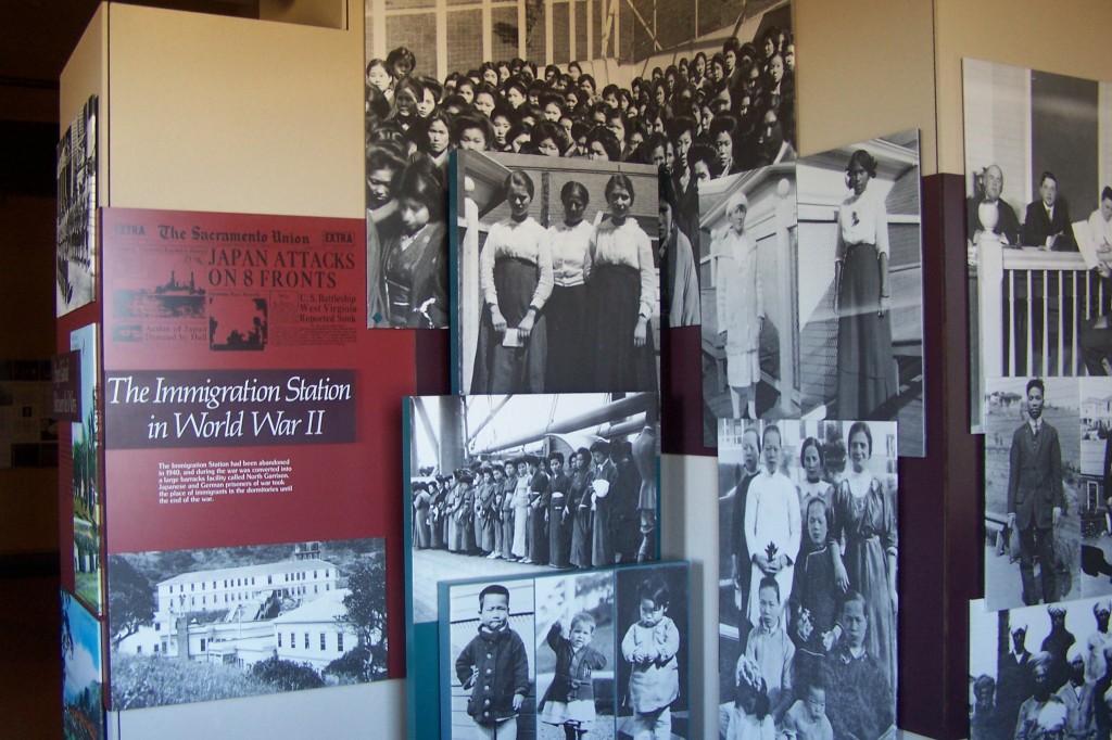 Immigration Station exhibit in the Guardhouse Museum, Ft. McDowell.