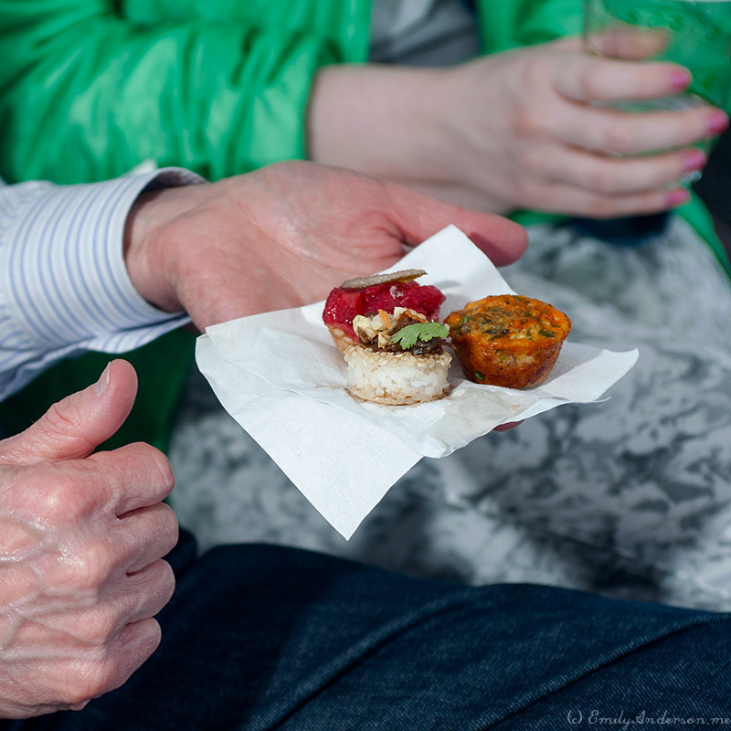 Delectable bites by Back to Earth Organic Catering and Foodniks