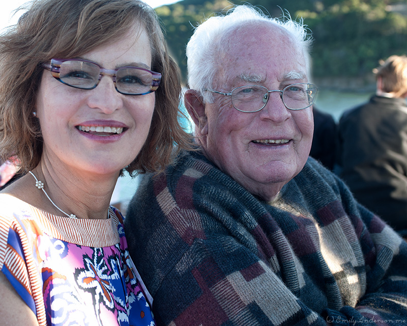 AIC event consultant Lisa Eltinge and guest Donald Leonard