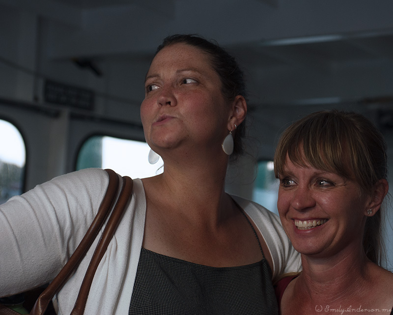Back to Earth Organic Catering Sales Manager, Molly King and AIC Operations Manager Jacquie Klose